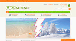 Desktop Screenshot of janinebenoit.com